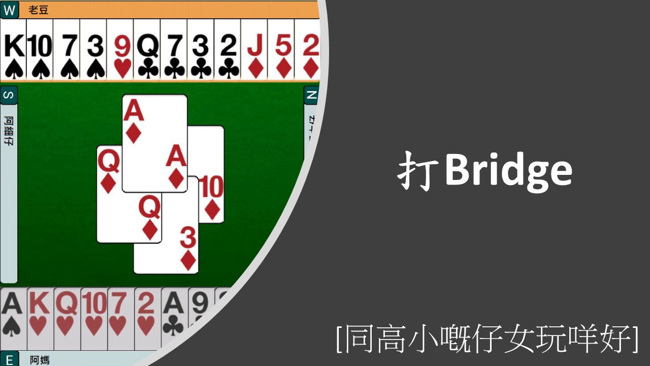 [同高小嘅仔女玩咩好] 打 Bridge